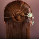 Gemstone Floral Hair Stick