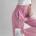 High-waist Straight-cut Loose Dress Pants In 5 Colors