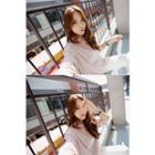 Long Sleeve Crewneck Panel T-shirt