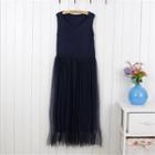 Mesh Sleeveless Midi Dress