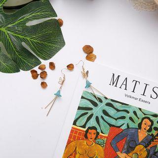 Butterfly Floral Drop Earring