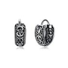 925 Sterling Silver Vintage Fashion Earrings Silver - One Size