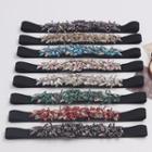 Rhinestone Embellished Elastic Belt