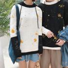 Couple Matching Patterned Hooded Sweater