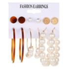 Set Of 6: Earring 01 - 12389 - 1 Pair - Gold - One Size