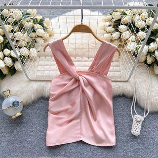 Suspender Plain Knotted Top