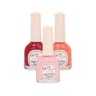 Skinfood - Nail Vita Alpha (sweet Happening) (6 Colors) Apk10 - Refreshing Peach Ade