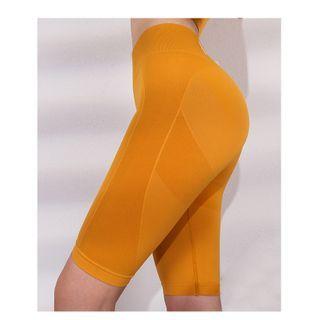 High-waist Lettering Yoga Shorts