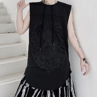 Lion Detail Tank Top