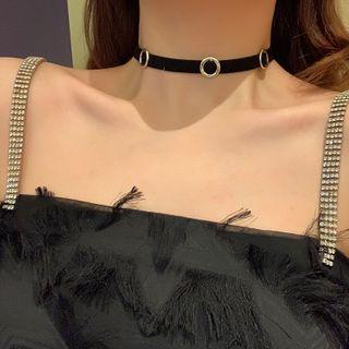 Flannel Choker Black - One Size