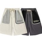 Two-tone Big-pocket Shorts