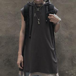 Hood Sleeveless T-shirt