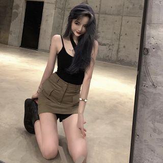 Sleeveless Top / Cargo Skirt