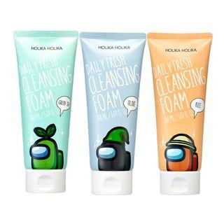 Holika Holika - Among Us Daily Fresh Cleansing Foam - 3 Types Rice