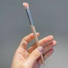 Angled Makeup Brush Pink & Silver & Beige - One Size