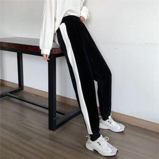 Two Tone Corduroy Harem Pants