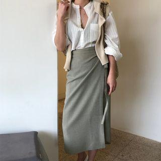 Midi Wrap Skirt