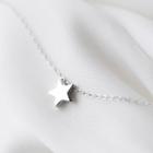 S925 Silver Star Pendant Necklace