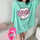 Letter Print Loose Fit T-shirt
