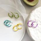 Metal Knot Open Hoop Earring
