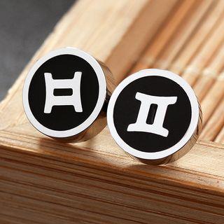 Stainless Steel Zodiac Earring