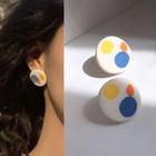 Printed Disc Earring