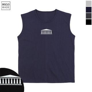 Plus Size Rome Printed Sleeveless Top