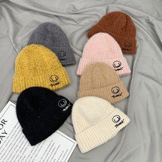 Smiley Knit Beanie
