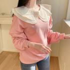 Layered-collar Sweatshirt