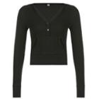 Plunge-neck Hoodie