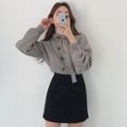 Keyhole Cardigan / A-line Skirt