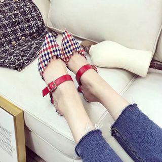 High Heel Pointed Mules