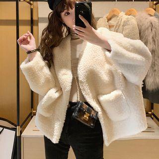 Fleece Single-breasted Jacket