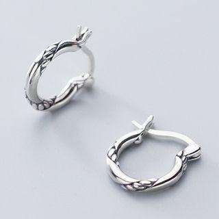 925 Sterling Silver Earring S925 - 1 Pair - As Shown In Figure - One Size