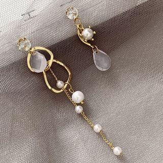 Beaded Drop Earrings / Non-piercing Earrings