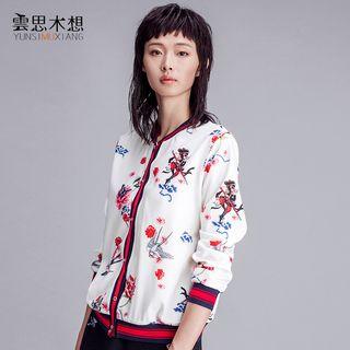 Bird Print Jacket