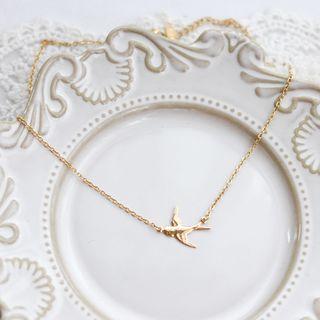 Alloy Bird Pendant Choker