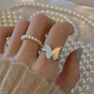 Butterfly Alloy Open Ring J2321 - Silver - One Size
