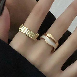 Alloy Open Ring / Layered Ring / Set