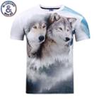 Snow Print Short-sleeve T-shirt