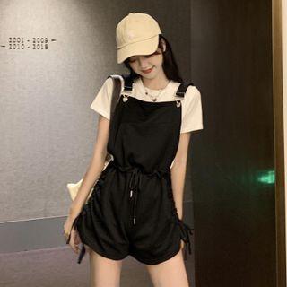 Drawstring Plain Jumper Short