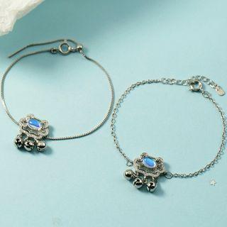 Lock Moonstone Bracelet