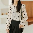 All Over Heart Blouse