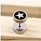 Star Stud Earring 1 Pc - Silver - One Size