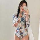 Long-sleeve Floral Wetsuit