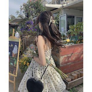Spaghetti Strap Floral Shift Dress