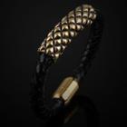 Woven Faux Leather Bracelet