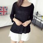Strappy Back 3/4 Sleeve T-shirt