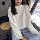 Half-zip Crop Pullover