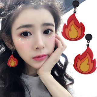 Flame-drop Earrings